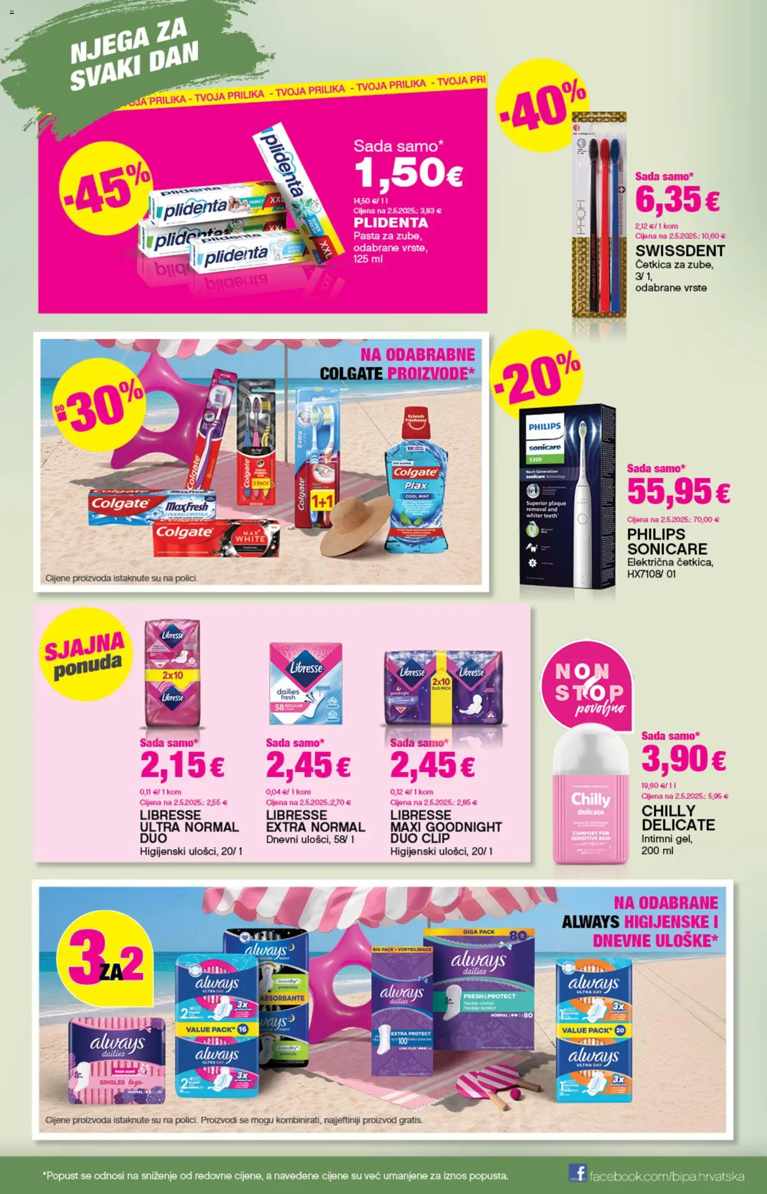 Bipa katalog | vrijedi od 11.06.2026 | Stranica: 15 | Proizvodi: Pasta, Libresse