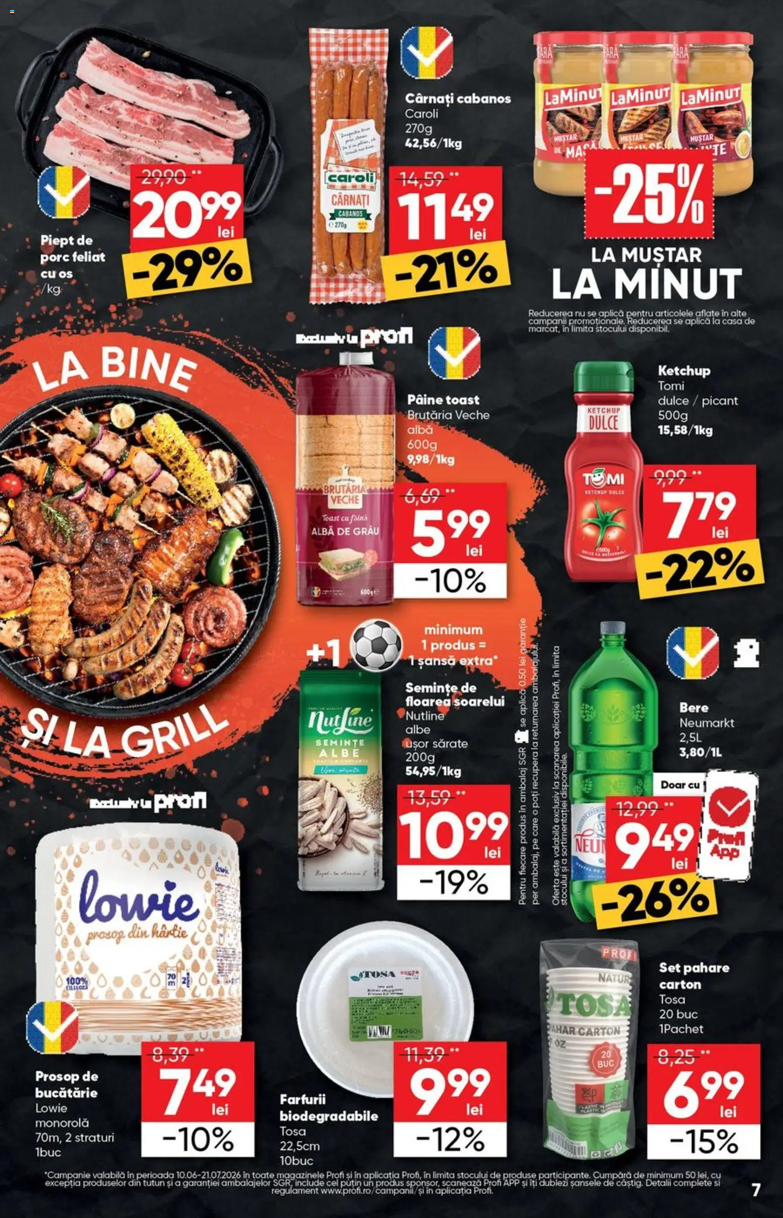 Noul catalog Profi – valabil de la 10.06.2026 | Pagină: 7 | Produse: Grill, Bucătărie, Semințe, Cârnați