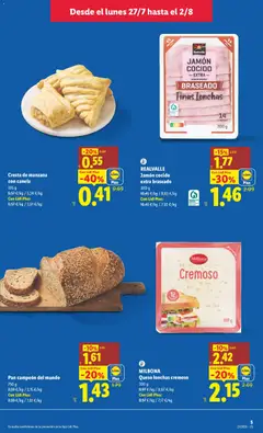 Vista previa REALVALLE Jamón cocido extra braseado, 200 g válido desde el 27/07/2026 | Página: 5