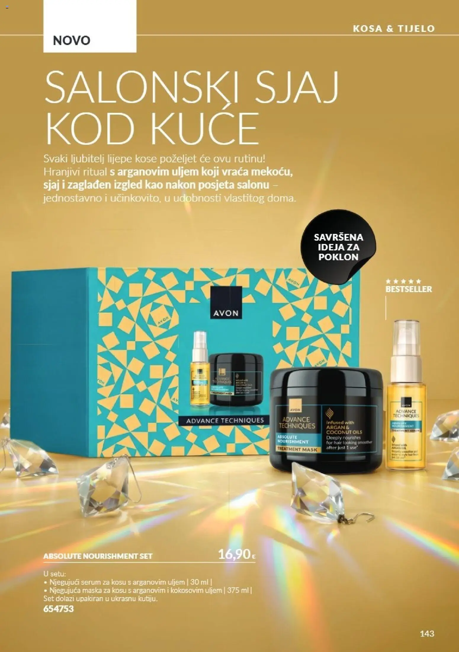 Avon katalog | vrijedi od 01.11.2026 | Stranica: 143 | Proizvodi: Serum za kosu, Maska za kosu, Maska