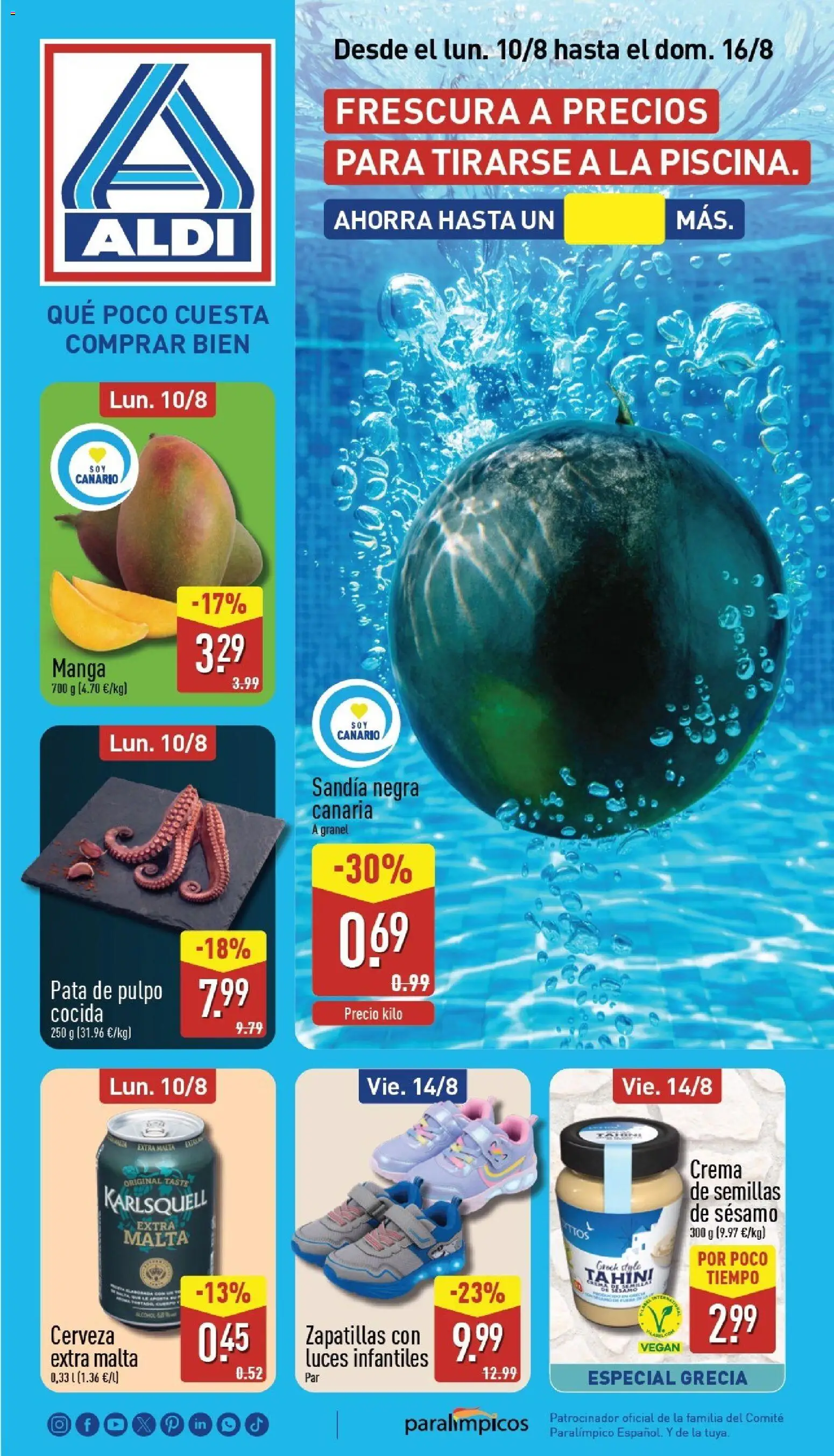 Aldi folleto Canarias │ válido desde el 10/08/2026 | Página: 1