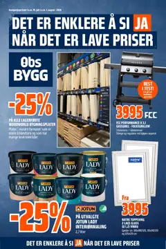 Forhåndsvisning av Obs Bygg kundeavis gyldig fra 19/07/2026