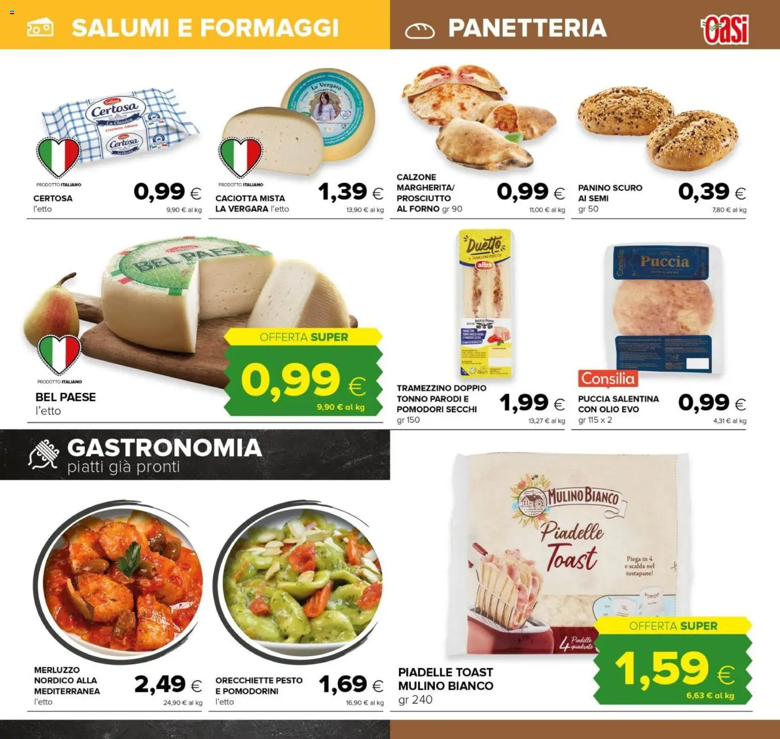 Volantino Oasi del 10/08/2026 | Pagina: 9 | Prodotti: Merluzzo, Tonno, Forno, Tostapane