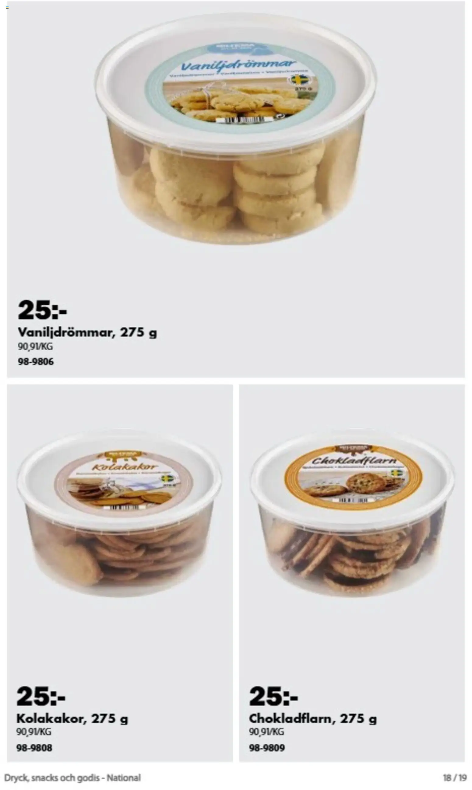 Biltema reklamblad aktuell från 21/08/2026 | Sida: 17 | Produkter: Snacks, Godis