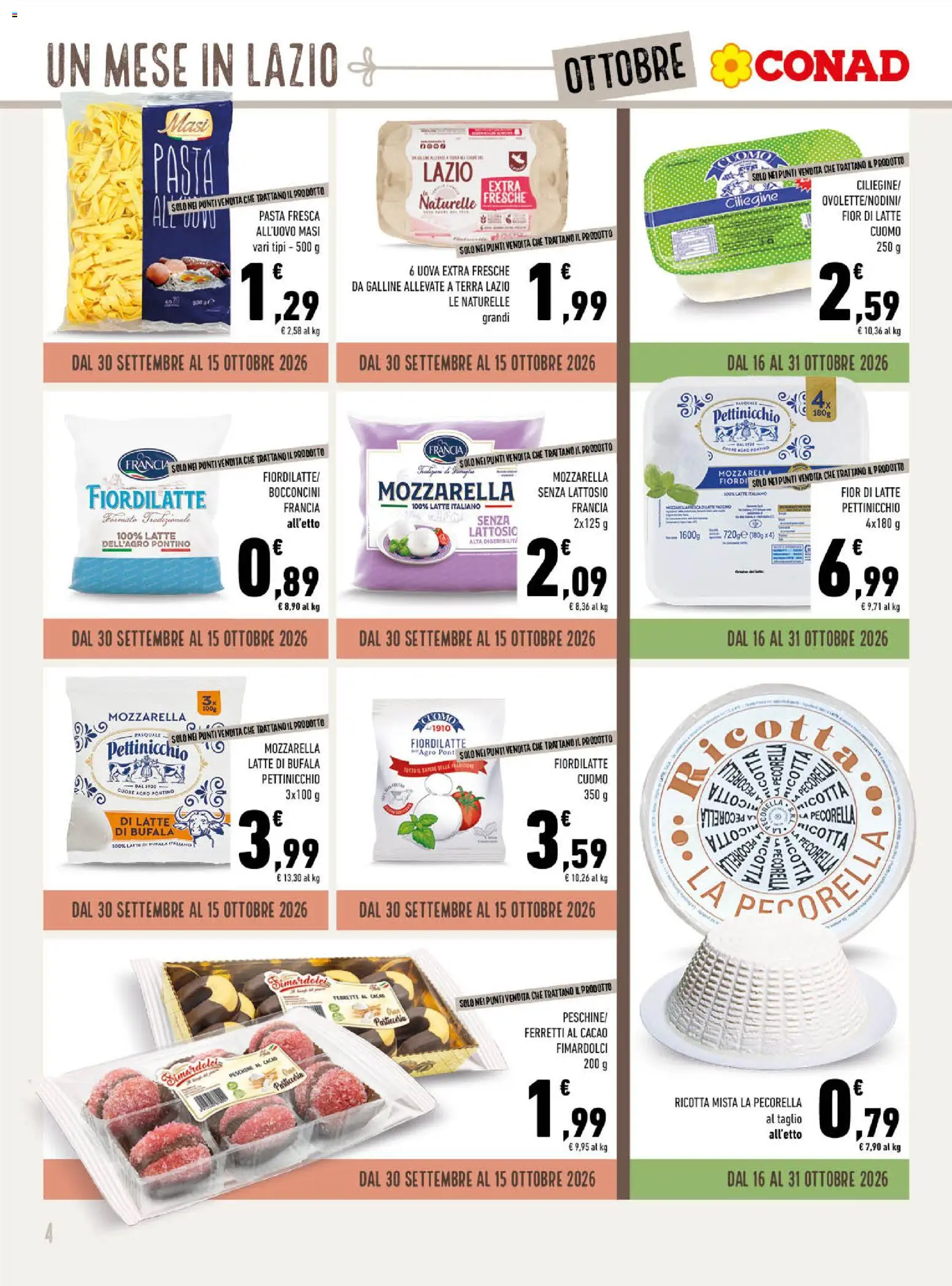 Volantino Conad del 30/09/2026 | Pagina: 4