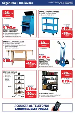 Anteprima del volantino Eurobrico volantino valido a partire dal 10/09/2026 | Pagina: 13 | Prodotti: Porta, Carrello, Telefono, Scaffale