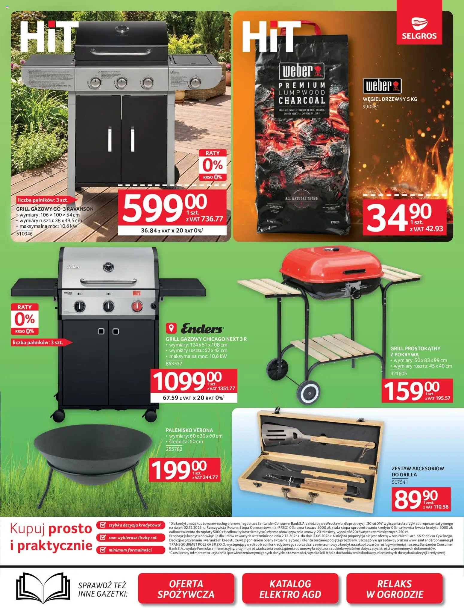Selgros cash&carry gazetka - Oferta przemysłowa od 07.05.2026 | Strona: 4 | Produkty: Grill, Grill gazowy