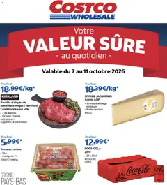 Costco - Prévisualisation de Costco Votre valeur sûre au quotidien valide à partir de 07/10/2026