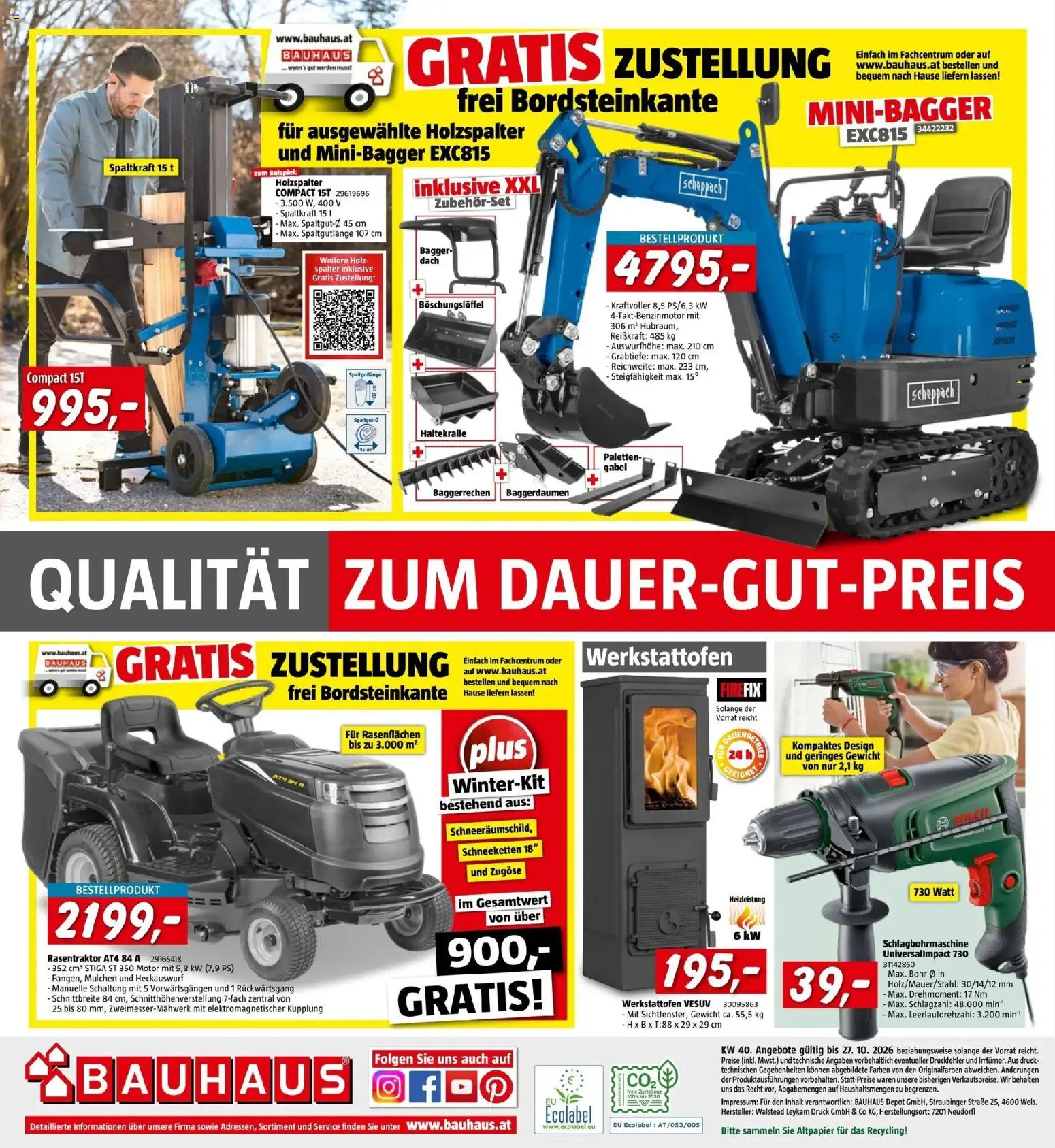 Bauhaus Bad Fischau von 30.09.2026 - Aktuelle Angebote | Seite: 28 | Produkte: Gewicht