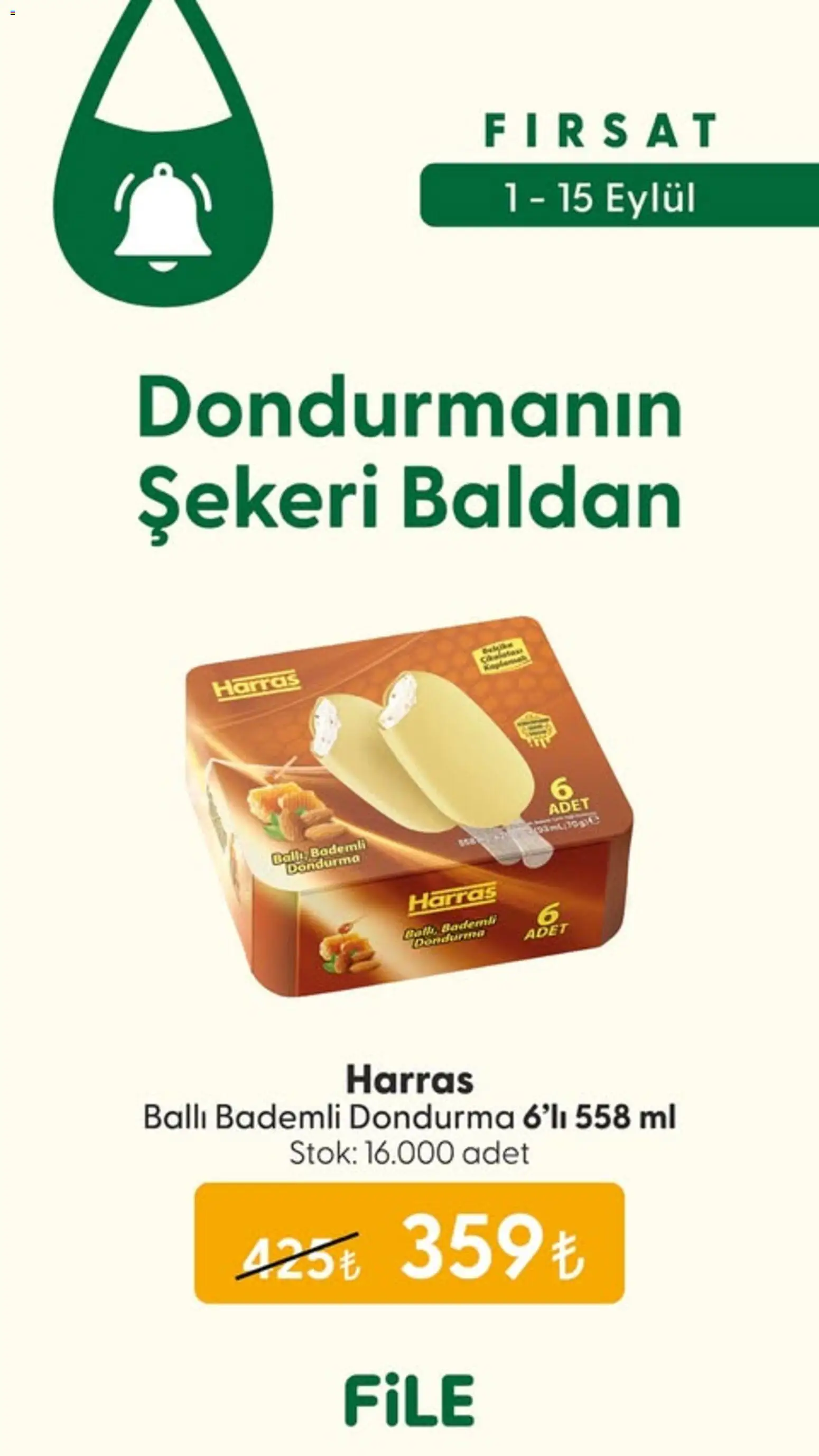 File Market Katalog - 01 Eylül 2026 tarihinden itibaren geçerlidir | Sayfa: 6 | Ürünler: Dondurma