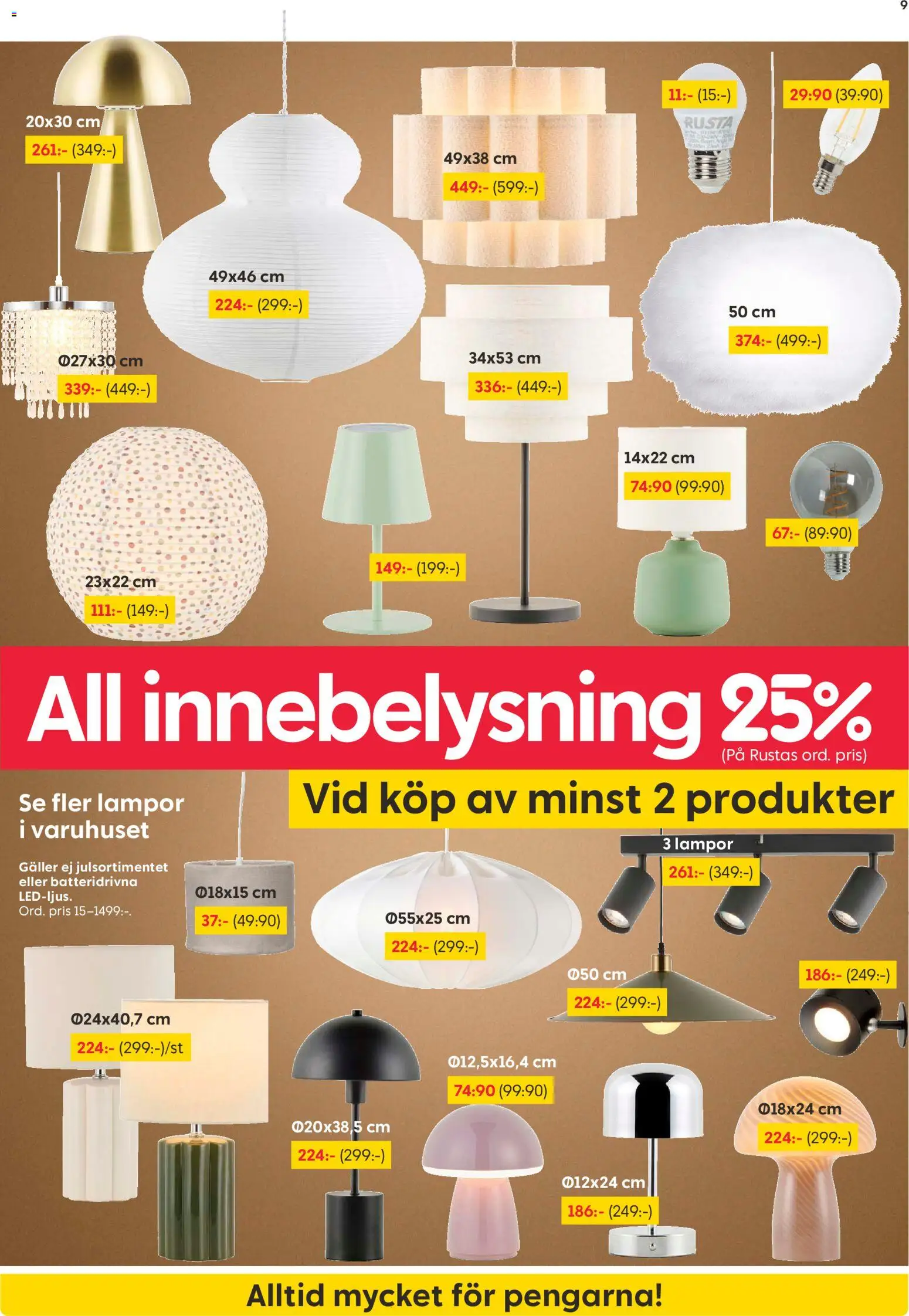 Rusta reklamblad aktuell från 28/09/2026 | Sida: 9