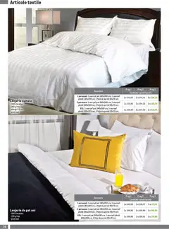 Ofertele Metro valabile de la 01.10.2026 | Pagină: 26 | Produse: Lenjerie de pat, Pernă, Față de pernă, Fete de perna