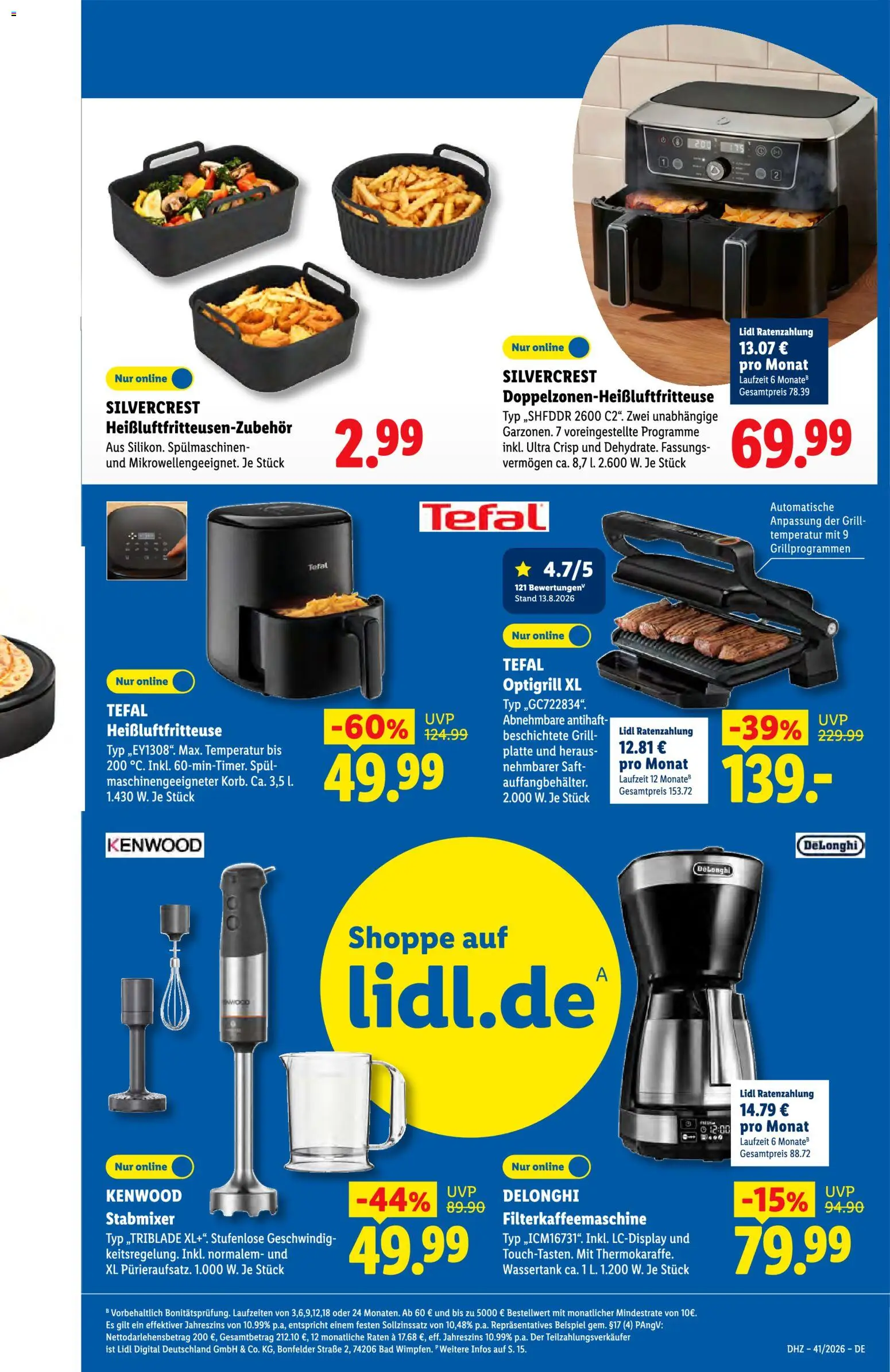 Lidl Německo leták od 05.10.2026 | Strana: 35 | Produkty: Tefal