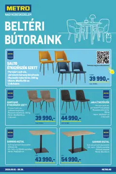 Metro Beltéri bútoraink 2026/09 - amely érvényes a következő dátumtól: 2026.09.01.