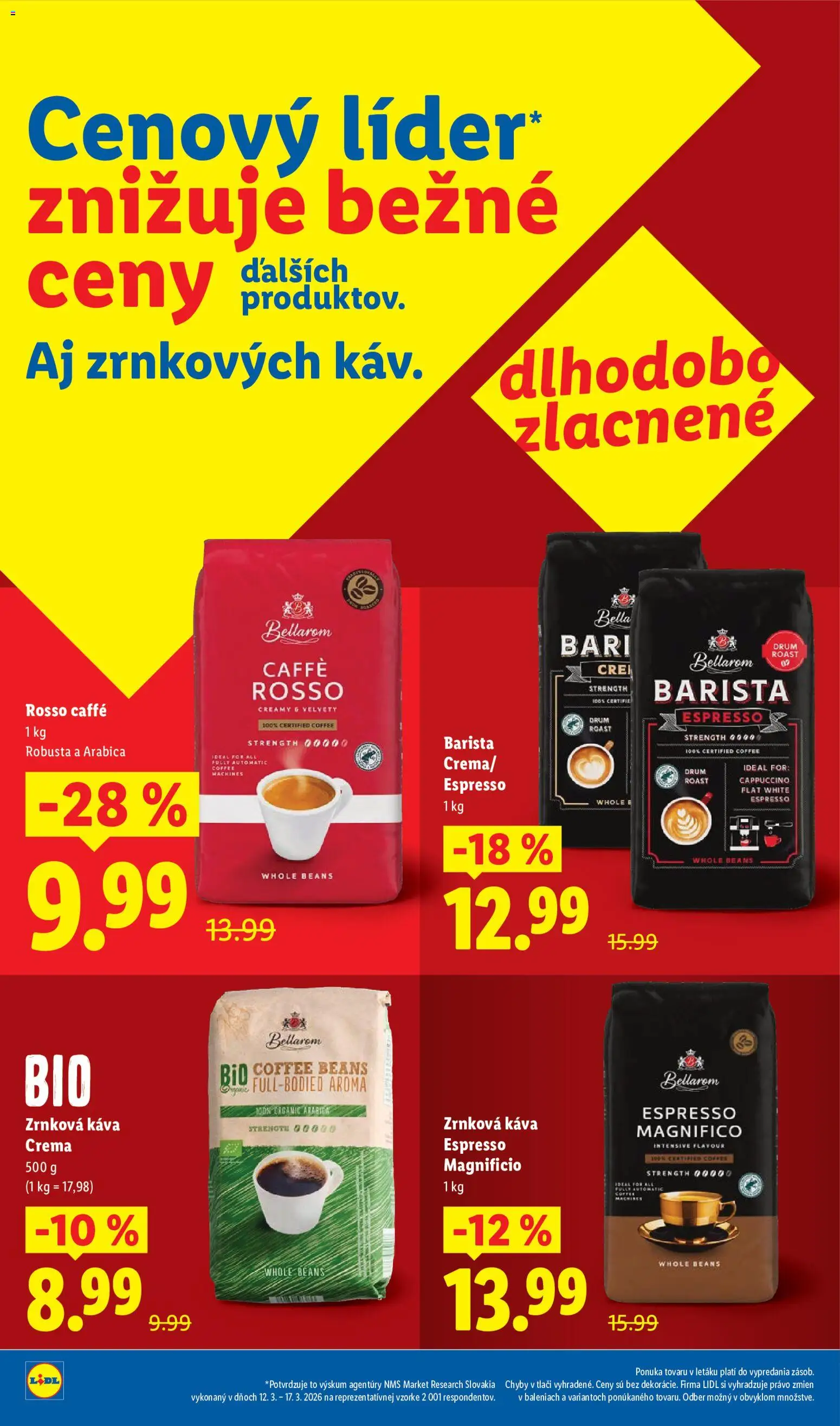Nové Lidl akcie – leták je platný od 08.06.2026 | Strana: 4 | Produkty: Káva, Barista, Zrnková káva