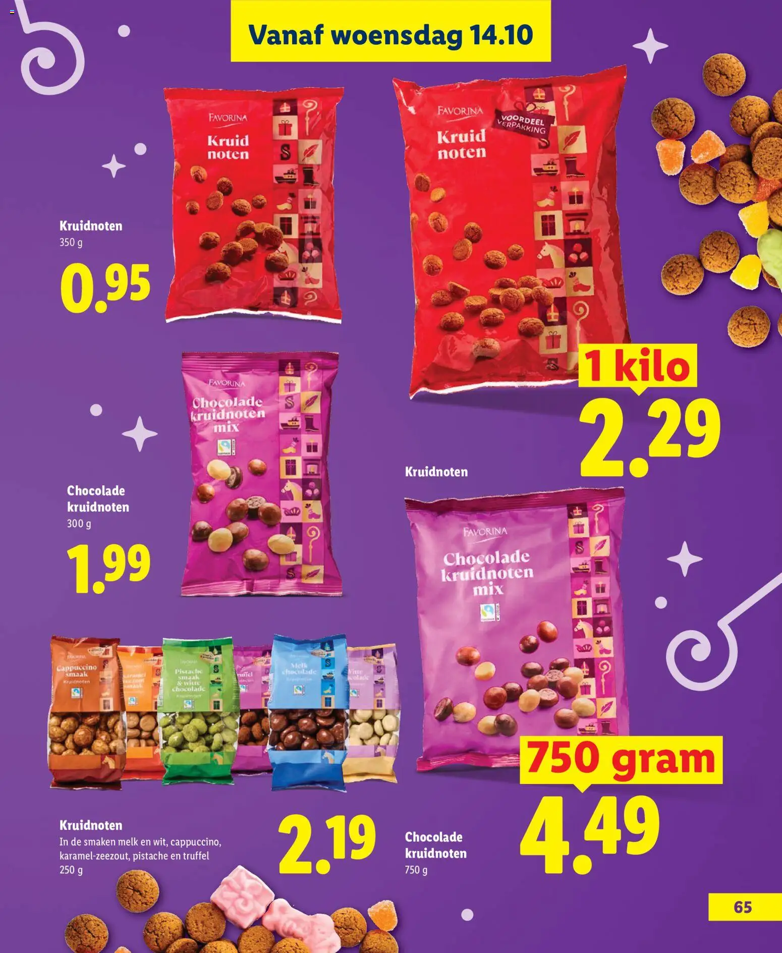 {H1} | Pagina: 65 | Producten: Melk, Chocolade, Noten, Cappuccino