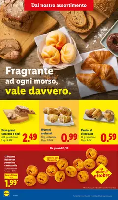 Anteprima del volantino 12 Pizzette Halloween pomodoro e mozzarella, 12 pezzi vassoio valido a partire dal 01/10/2026 | Pagina: 42