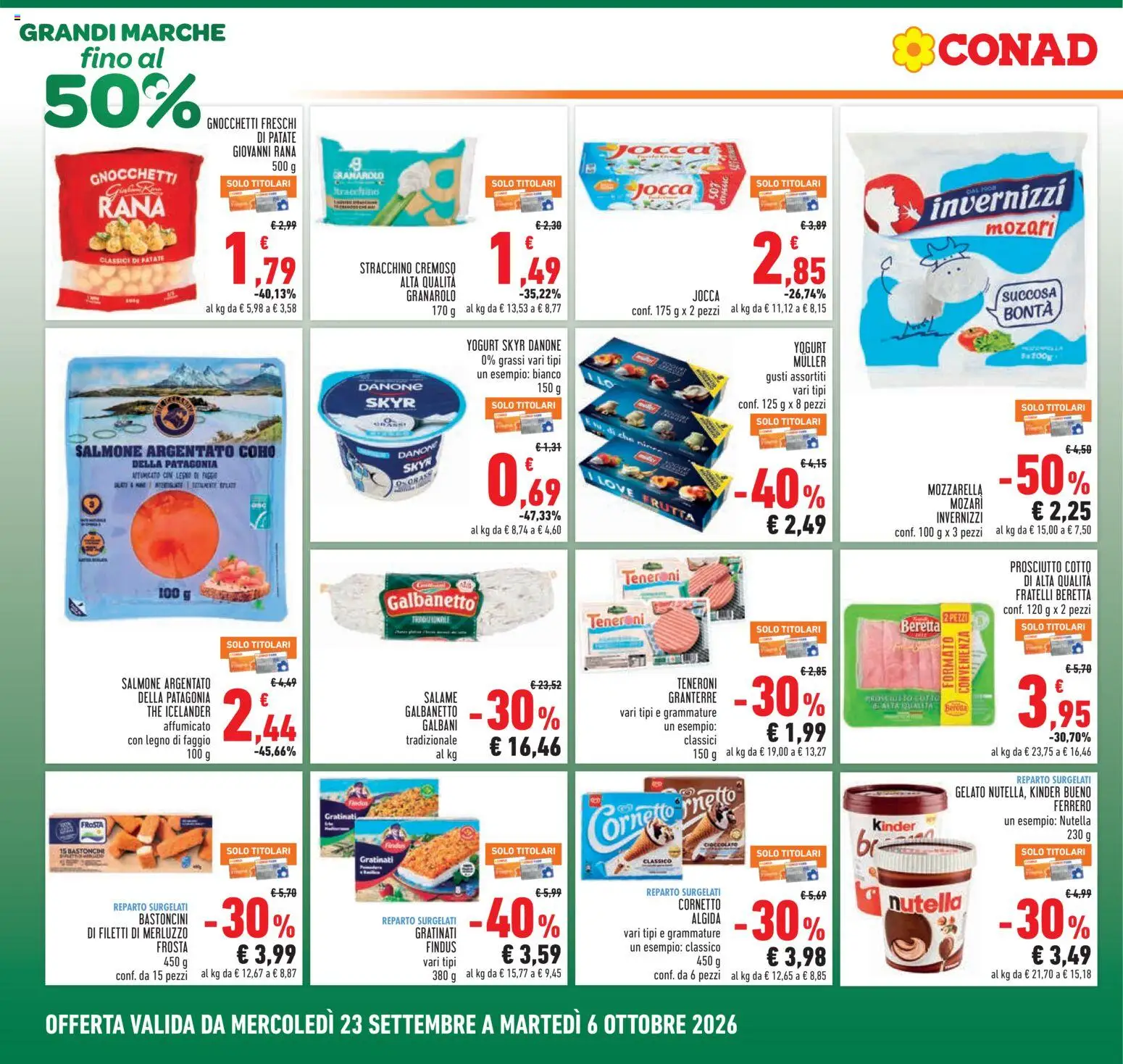 Volantino Conad del 23/09/2026 | Pagina: 4