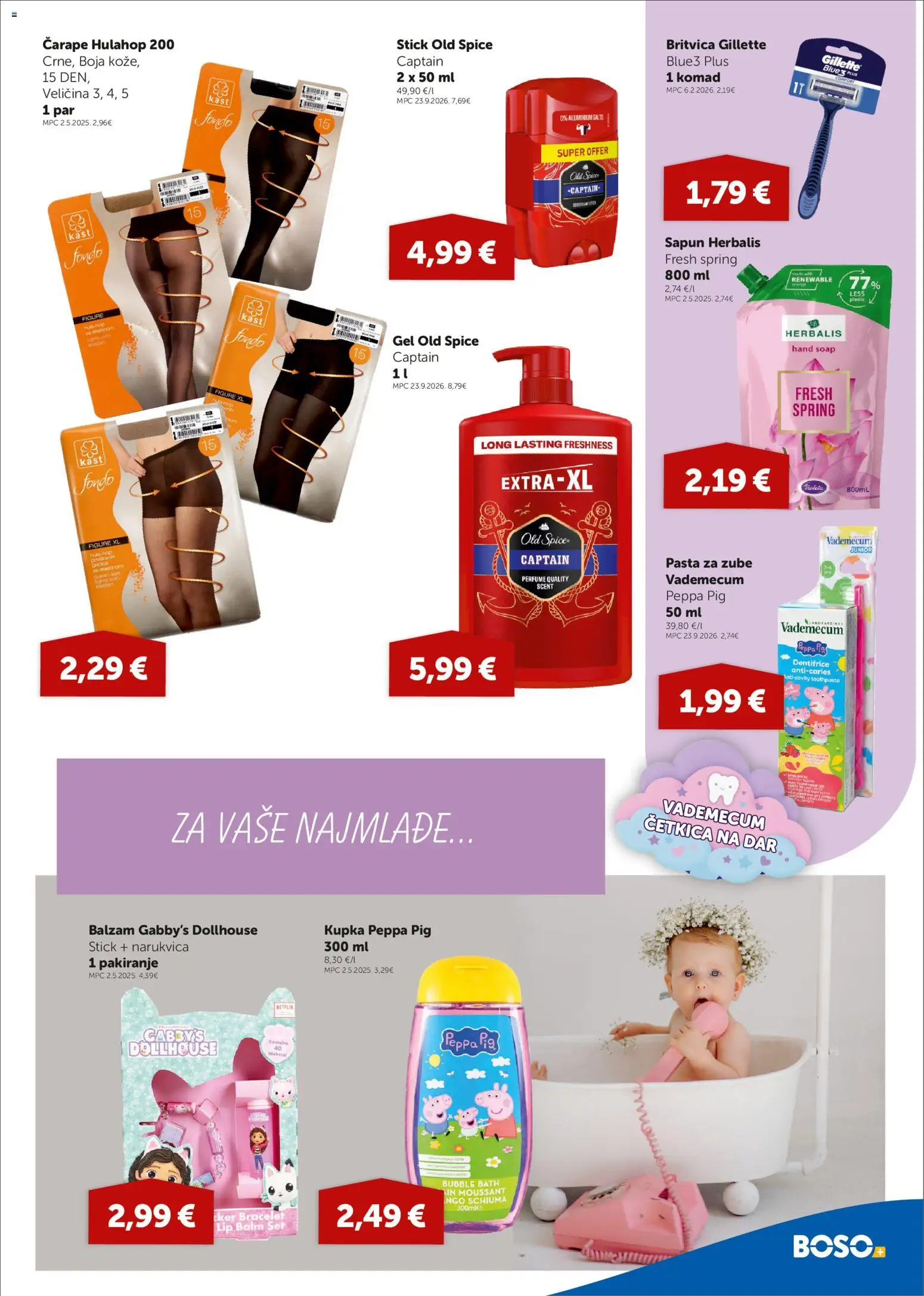Boso katalog | vrijedi od 01.10.2026 | Stranica: 13 | Proizvodi: Kupka, Sapun, Pasta za zube, Čarape