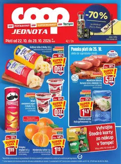 COOP Jednota leták platný od 22.10.2026