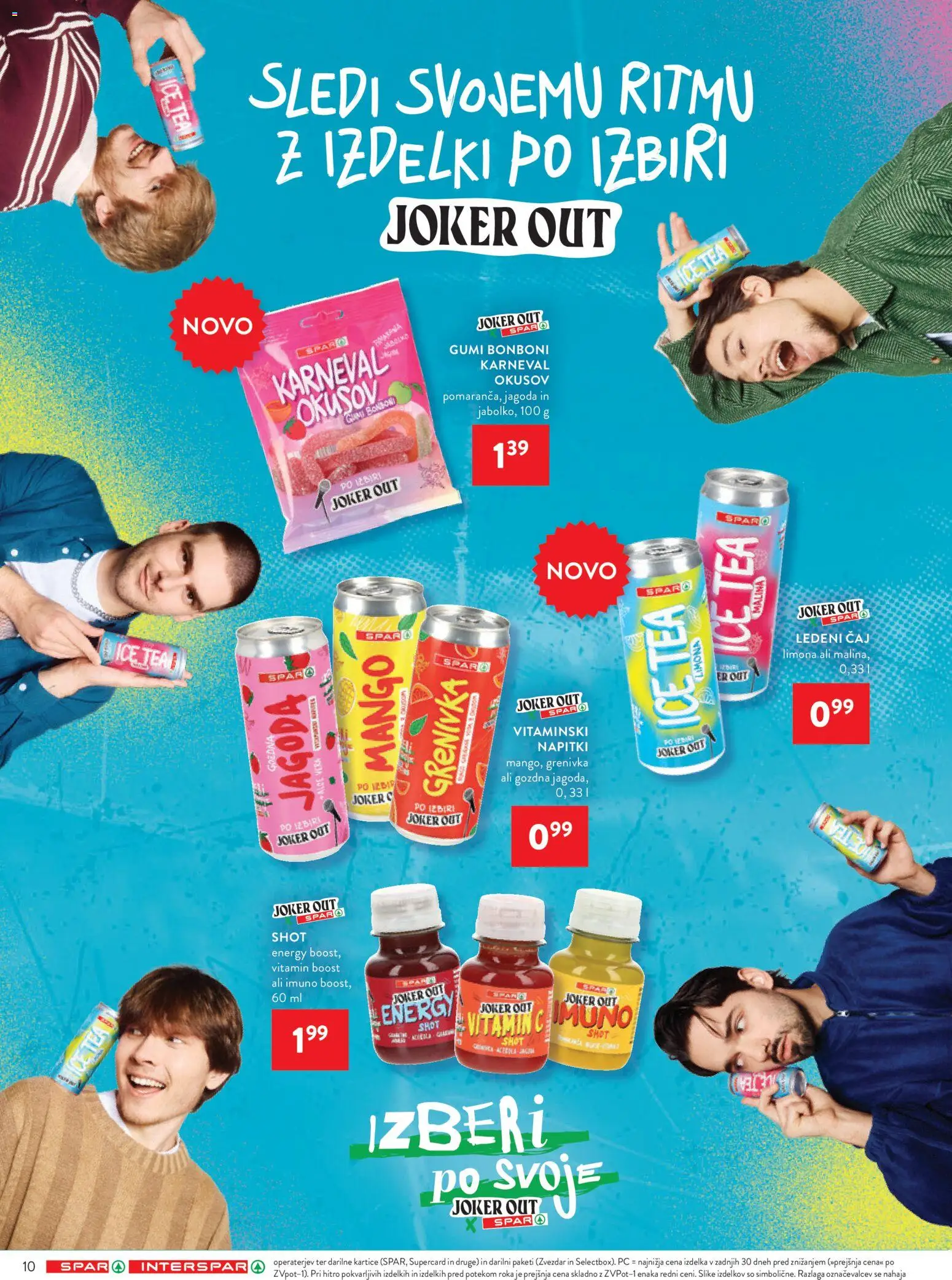 Novi Spar katalog ponudbe – veljaven od 27.05.2026 | Stran: 14 | Izdelki: Napitki, Ledeni čaj, Grenivka, Limona