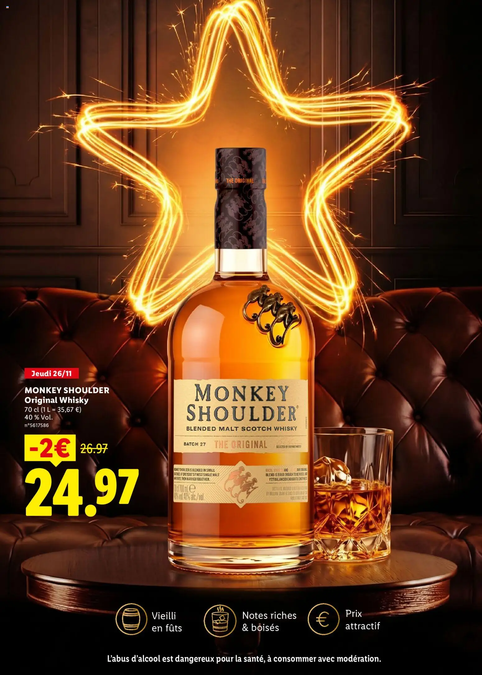 {H1} | Page: 26 | Produits: Whisky, Monkey shoulder, Thé