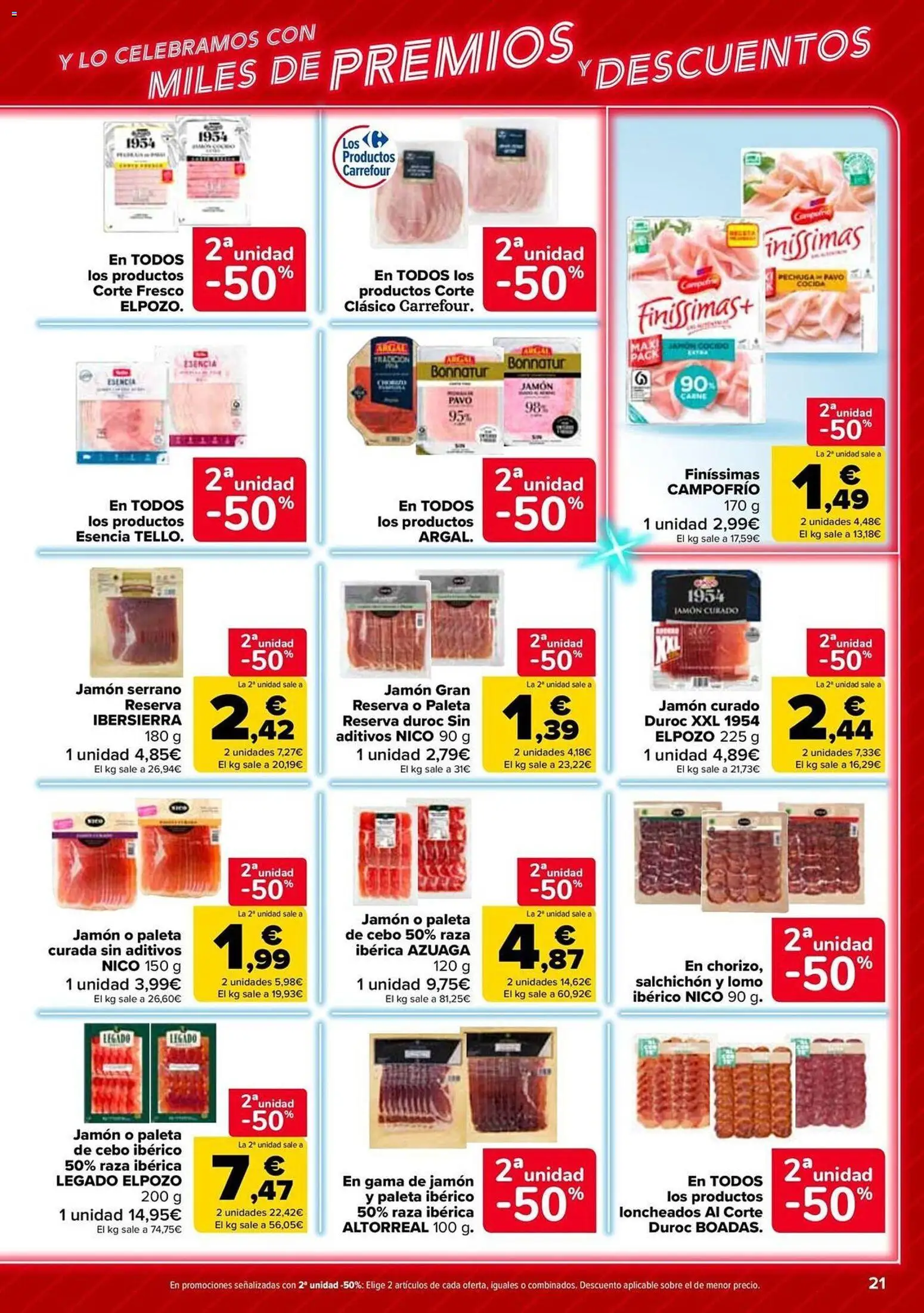 Carrefour folleto │ válido desde el 12.05.2026 | Página: 21 | Productos: Jamón serrano, Jamón