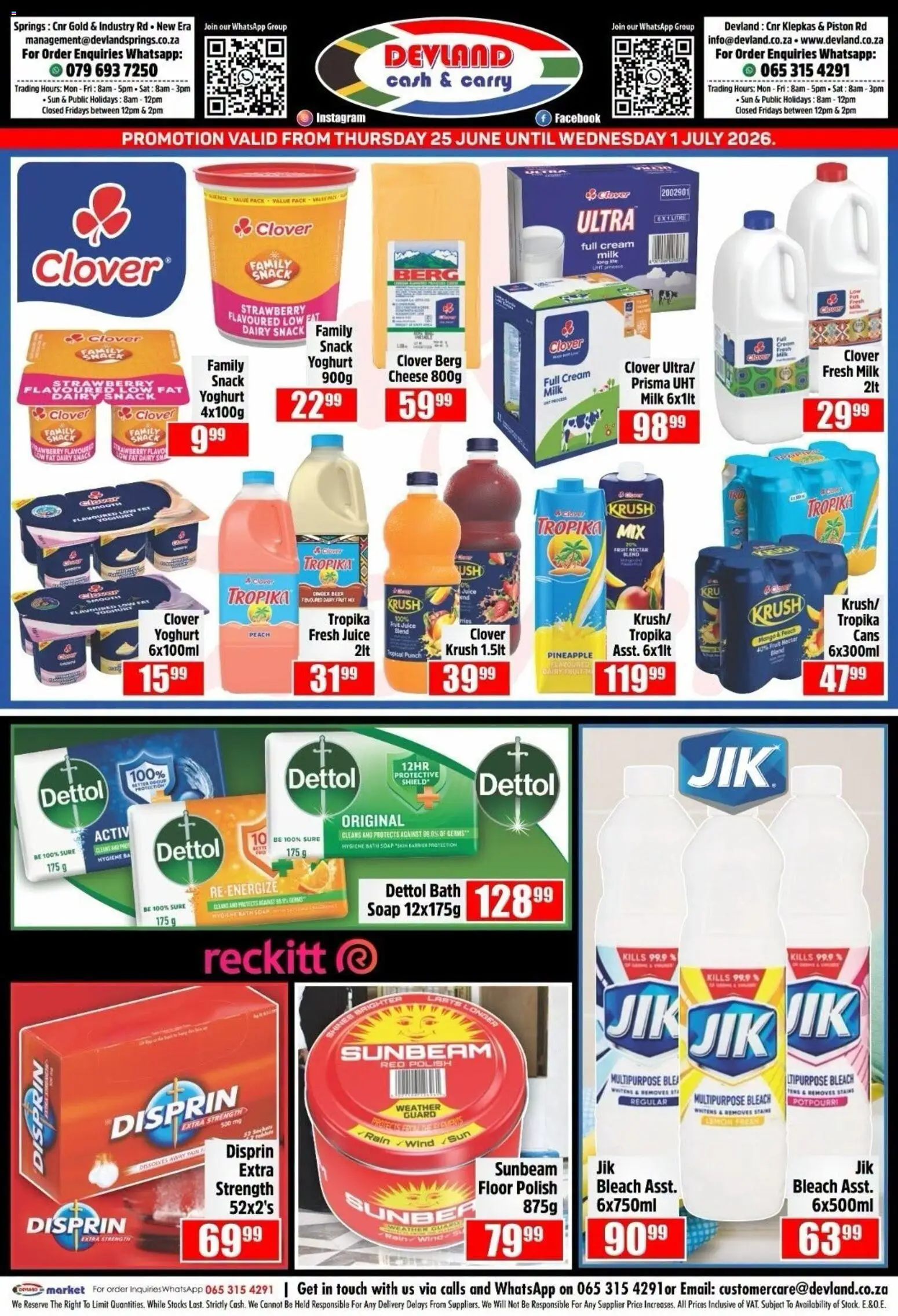 Devland Devland Specials Supermarkets Deals June 2026 — page 1 of 2