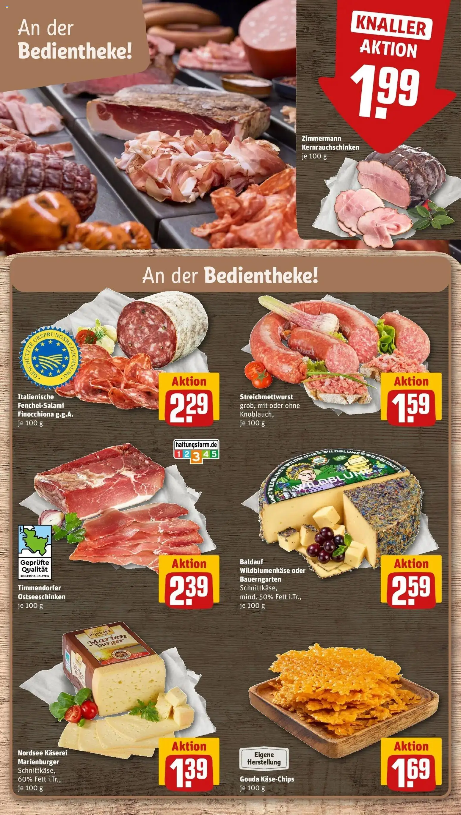 REWE Prospekt ab 10.08.2026 zum Blättern » Angebote | Seite: 9 | Produkte: Gouda, Burger