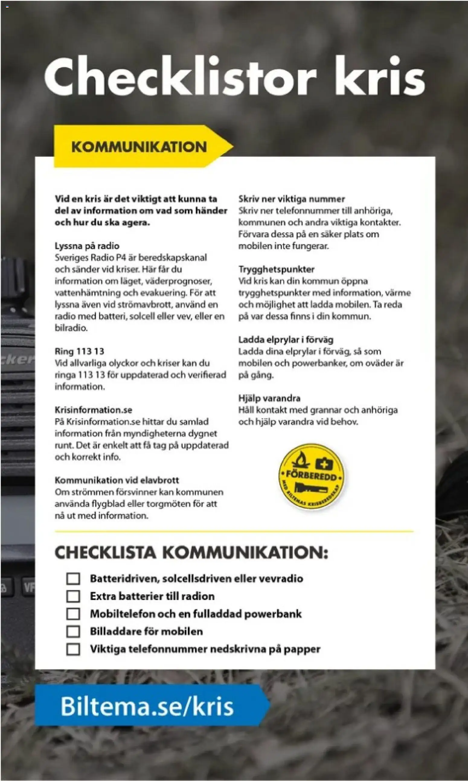Biltema reklamblad aktuell från 20/09/2026 | Sida: 16 | Produkter: Ring, Radio, Häll, Kontakt