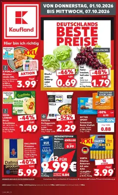 Kaufland Prospekt Schmelz ab 01.10.2026 gültig