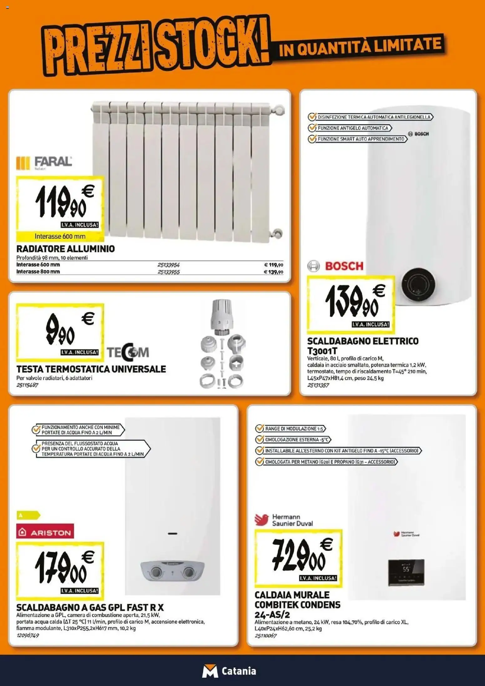 Volantino TECNOMAT del 27.05.2026 | Pagina: 6 | Prodotti: Scaldabagno, Caldaia, Acqua, Alluminio