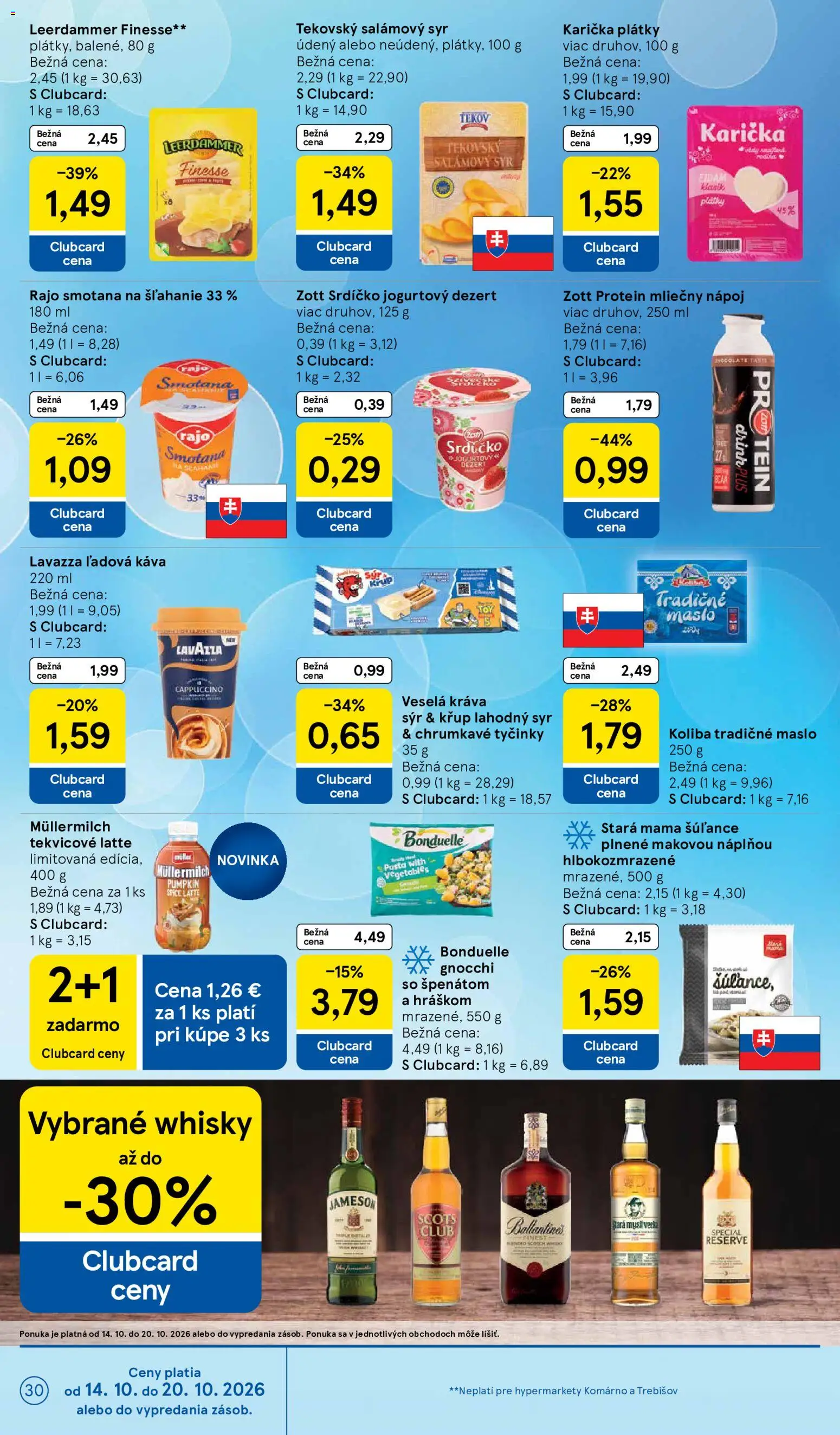 Nové Tesco akcie – leták je platný od 14.10.2026 | Strana: 30