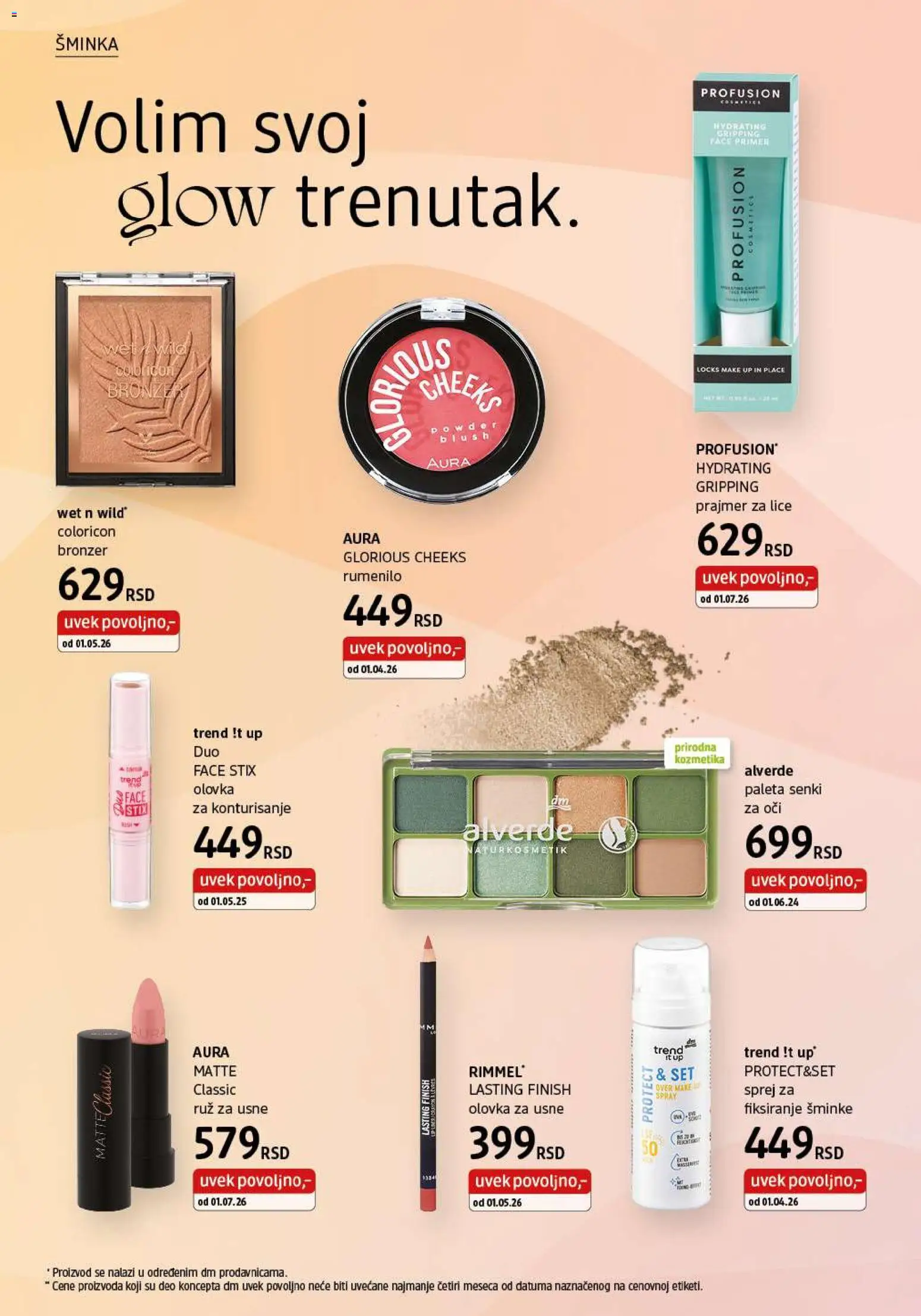 DM Drogerie katalog - važi od 01.08.2026 | Strana: 8 | Proizvode: Finish, Bronzer, Rumenilo