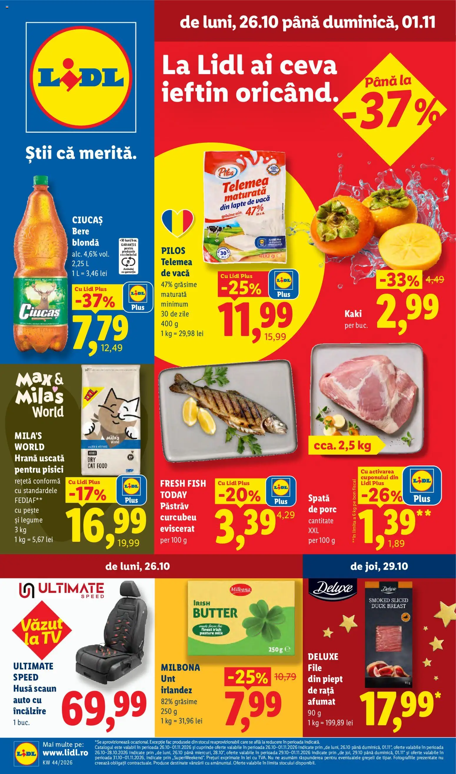 Noul catalog Lidl – valabil de la 26.10.2026 | Pagină: 1