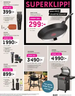 Elon erbjudanden - Förhandsvisning av reklamblad från butik Elon aktuell från 27.04.2026 | Sida: 11 | Produkter: Rakapparat, Gasolgrill, Häll, Stekpanna