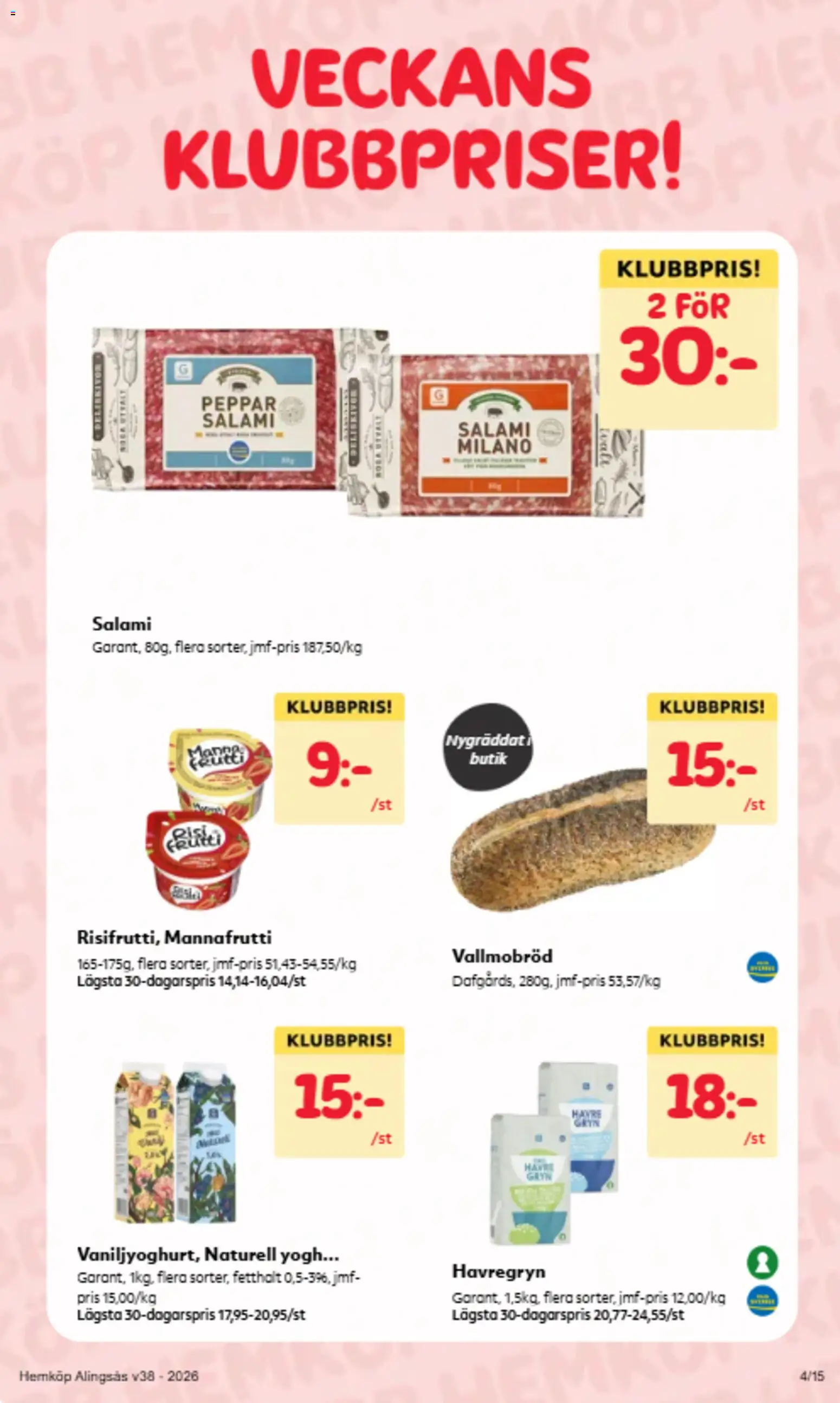 Hemköp reklamblad aktuell från 14/09/2026 | Sida: 3