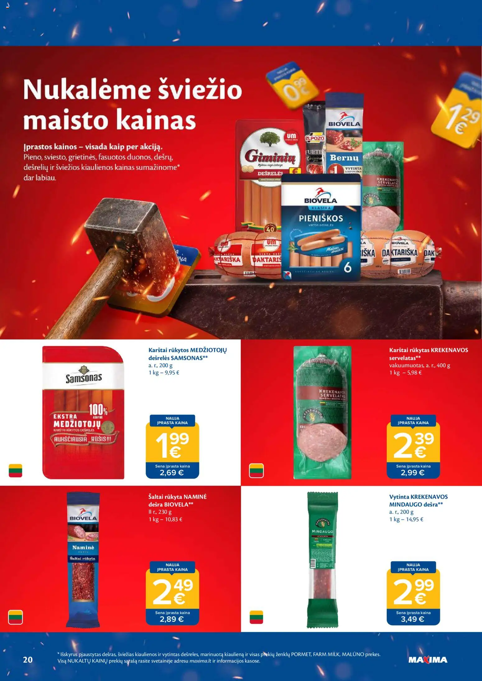 MAXIMA akcijos nuo 2026.09.22 | Puslapis: 20