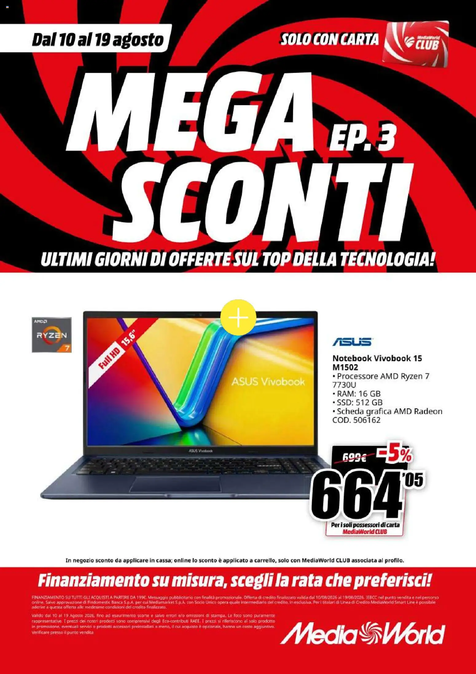 Volantino Media World del 10/08/2026 | Pagina: 12
