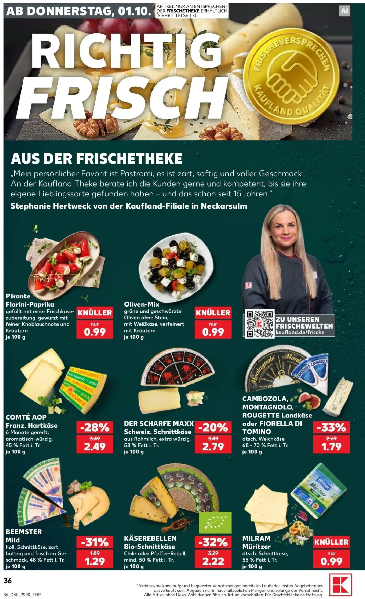 Prospekt Kaufland ab 28.09.2026 » Angebote Online zum Blättern | Seite: 46 | Produkte: Milram, Chili, Frischkase