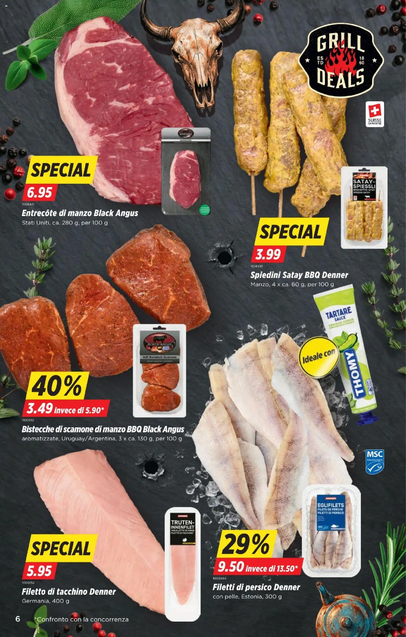 Denner aktionen IT – gültig ab 16.07.2026 | Seite: 6 | Produkte: Grill