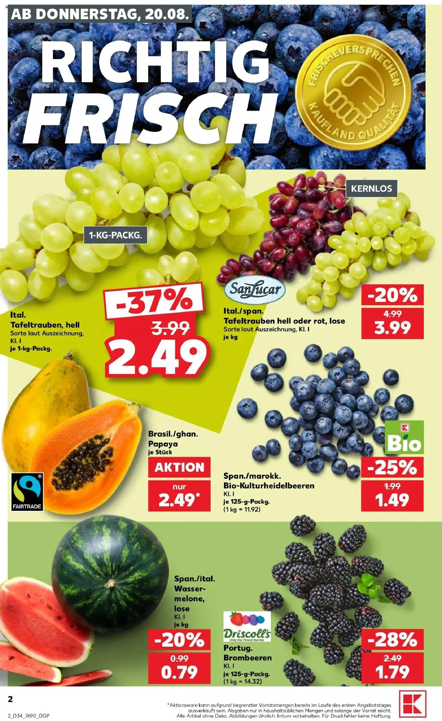 Prospekt Kaufland ab 17.08.2026 » Angebote Online zum Blättern | Seite: 13 | Produkte: Wasser