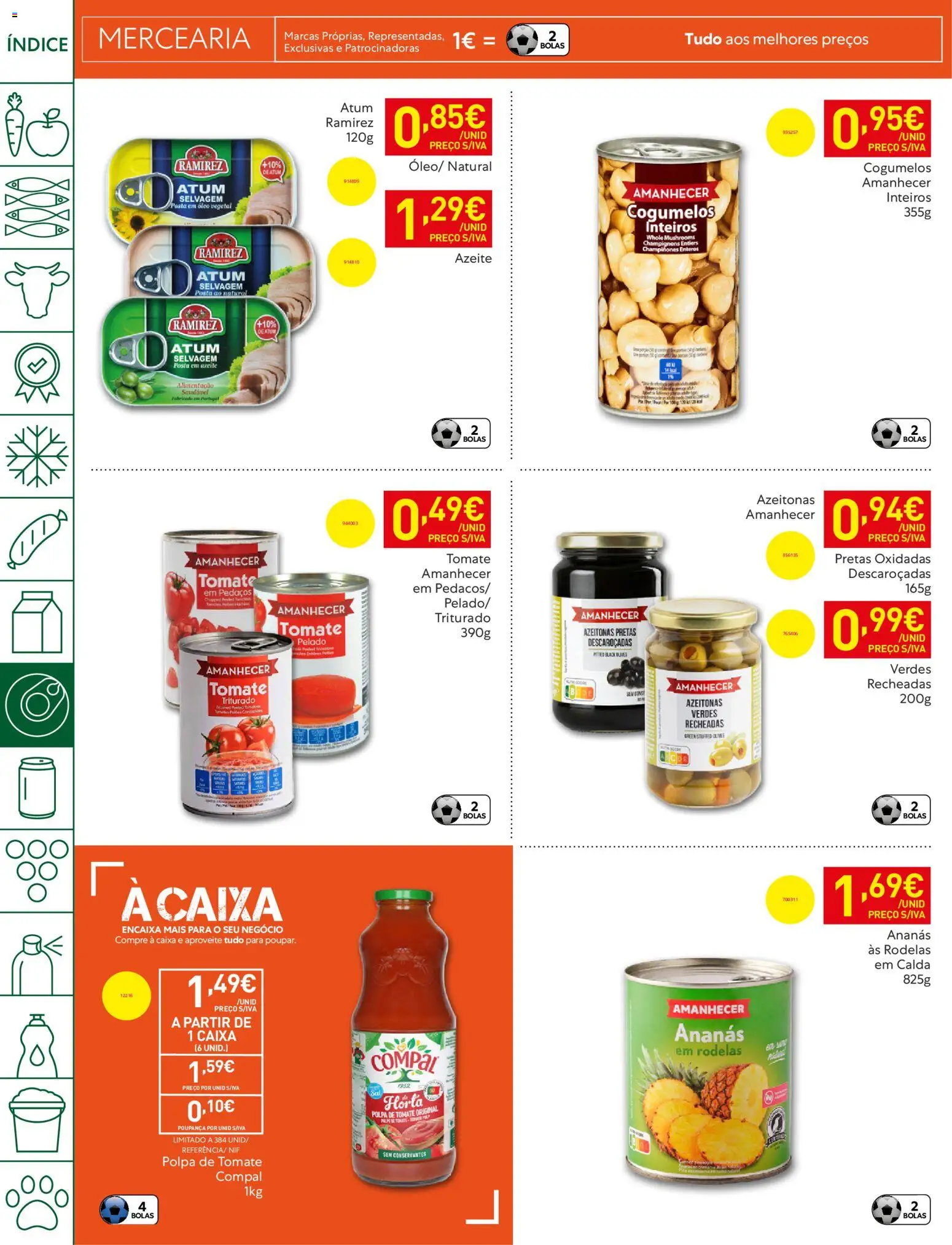 Recheio folheto │ válido de 05.05.2026 | Página: 22 | Produtos: Atum, Azeitonas, Caixa, Óleo