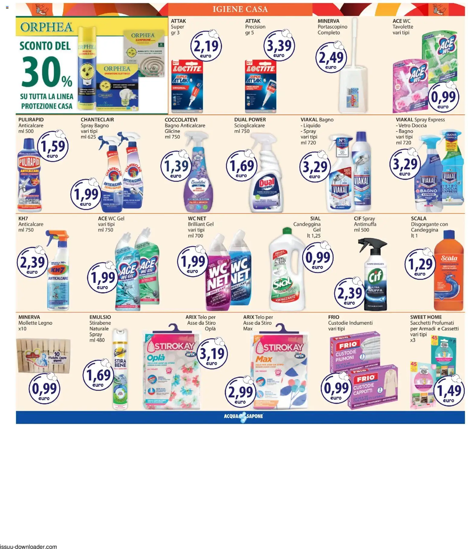 Volantino Acqua e Sapone del 18.06.2026 | Pagina: 18 | Prodotti: Anticalcare, Scala, Bagno, Doccia