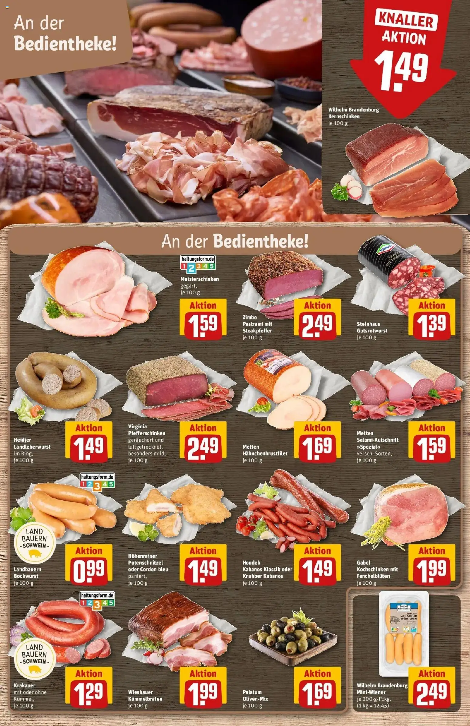 REWE Prospekt ab 31.08.2026 zum Blättern » Angebote | Seite: 12 | Produkte: Bockwurst, Wiener wurstchen, Putenschnitzel