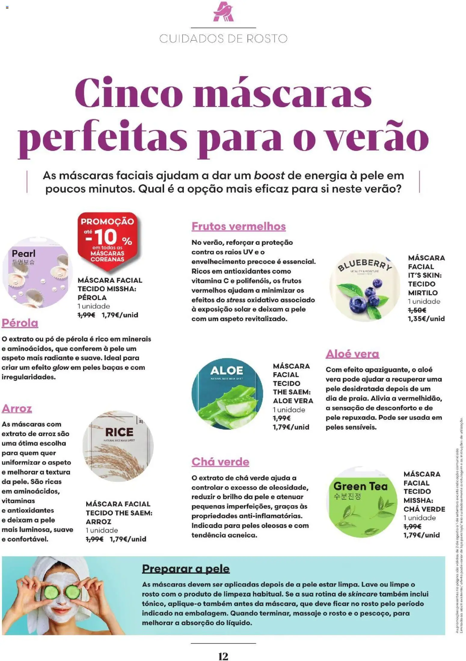 Auchan - Solares  Especial Cabelo │ válido de 02/08/2026 | Página: 12 | Produtos: Pó, Máscara facial, Vitamina c, Arroz