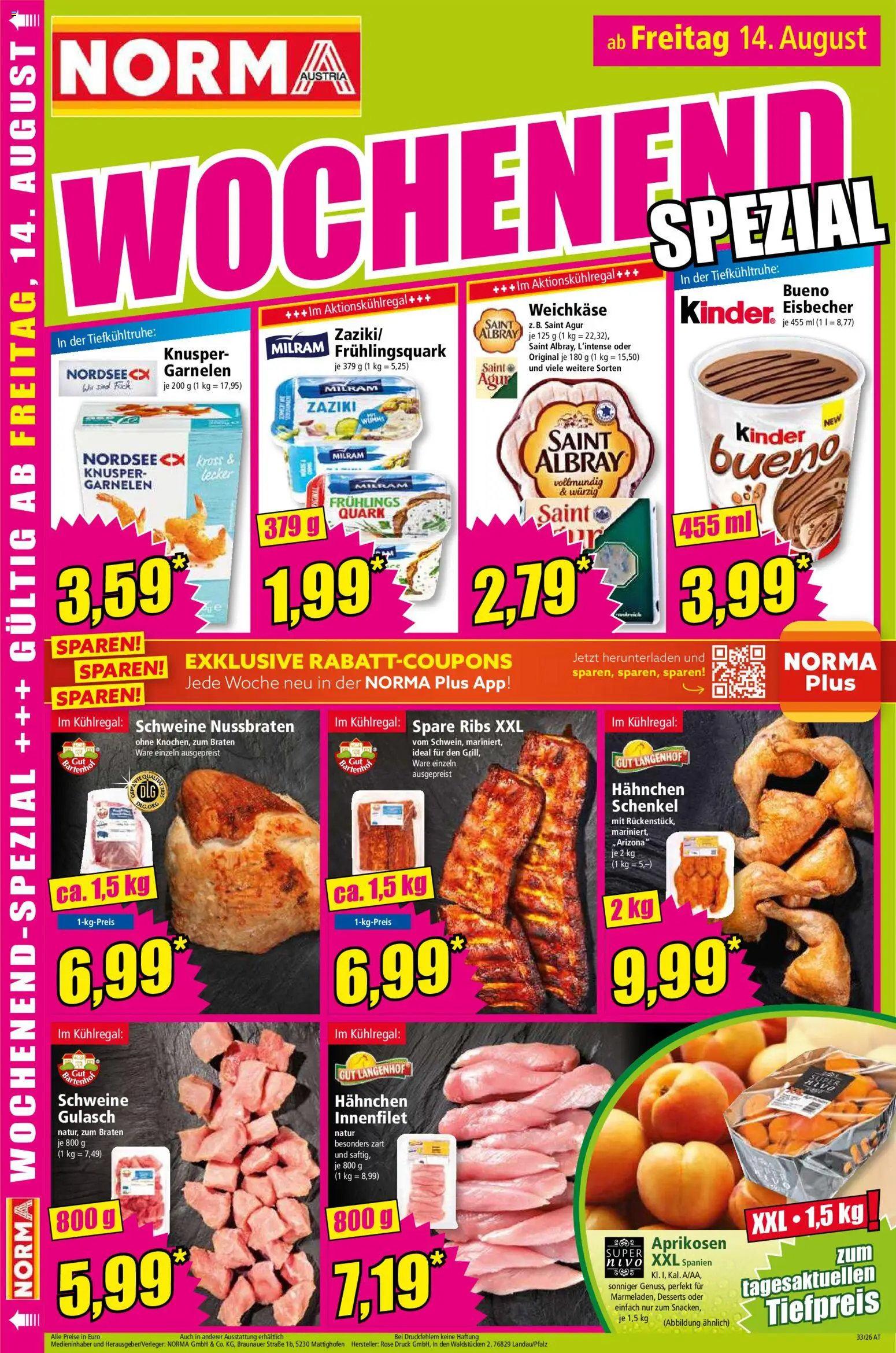 Norma Flugblatt gültig ab 10.08.2026 | Seite: 14 | Produkte: Fisch