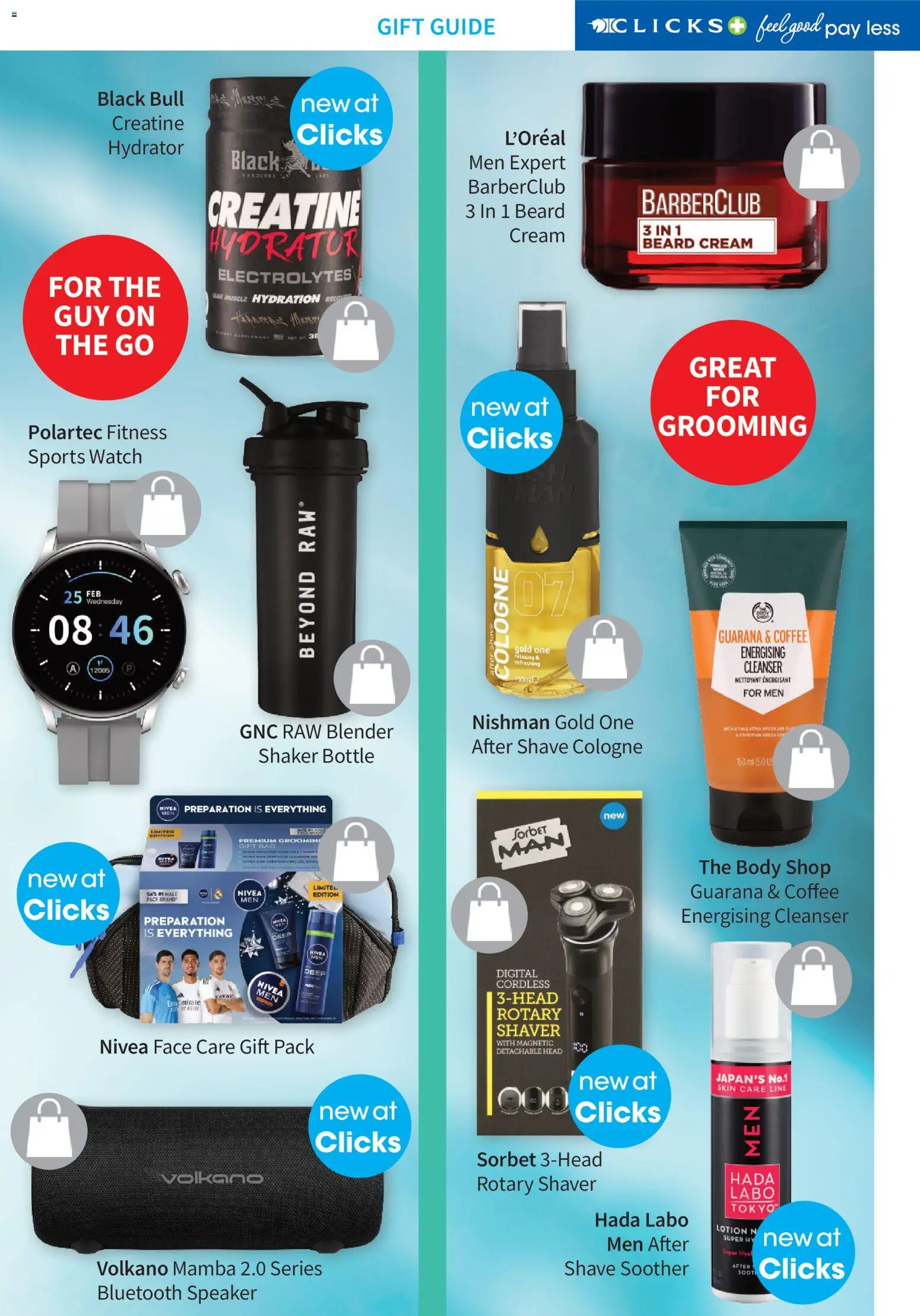 New Clicks catalogue – valid from 01.06.2026 | Page: 23 | Products: Speaker, Blender, Coffee, Lotion