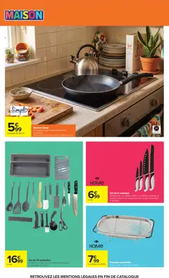 Carrefour - Prévisualisation de Set de 4 couteaux, Comprenant : un couteau d'office, un couteau universel, un couteau à pain et un couteau de chef, en acier inoxydable et plastique valide à partir de 11/08/2026 | Page: 69 | Produits: Couteaux, Poêle, Planche à découper, Pain