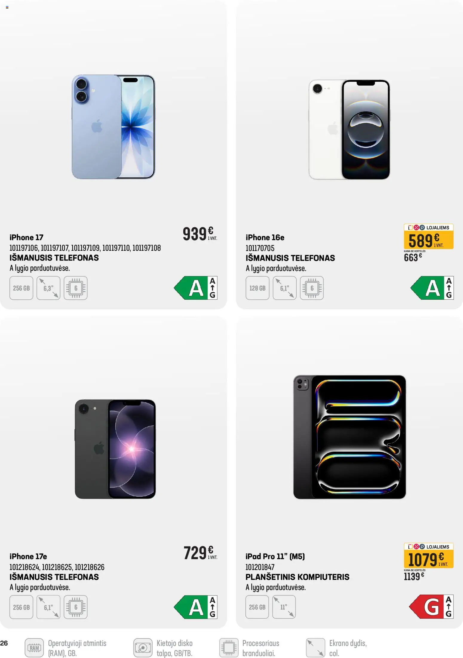 Senukai akcijos nuo 03.06.2026 | Puslapis: 26 | Prekių: Planšetinis kompiuteris, Telefonas, Išmanusis telefonas, Kompiuteris